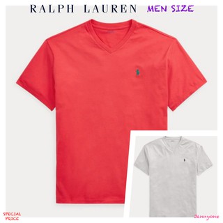 RALPH LAUREN CLASSIC FIT  COTTON V-NECK TEE ( MEN SIZE )