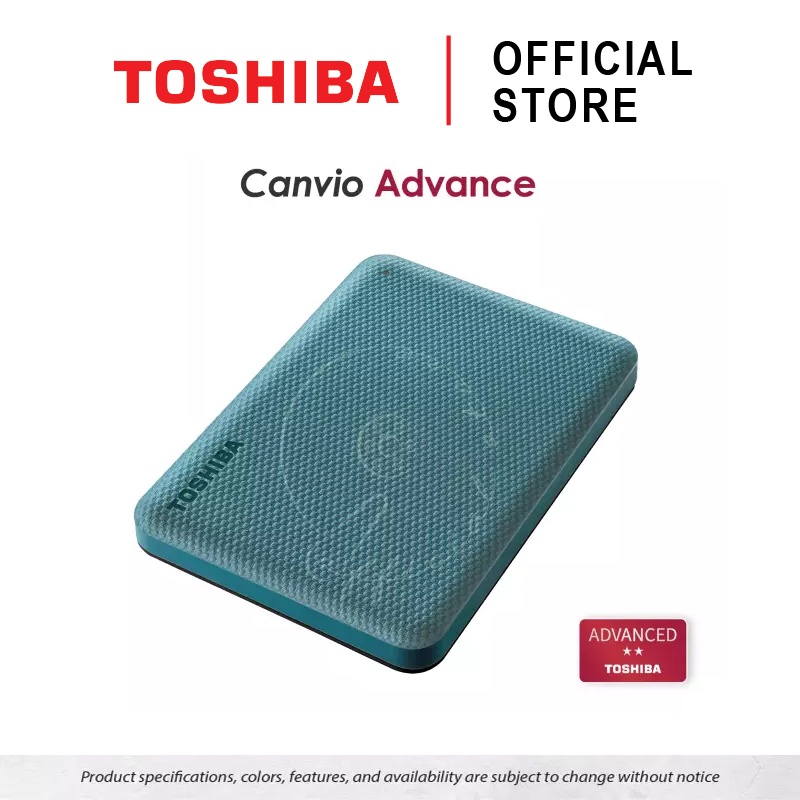 ภาพสินค้าToshiba External HDD (4TB) USB 3.2 SuperSpeed, รุ่น (Canvio Advance V10) Security Auto-backup 2.5" สีเขียว ฮาร์ดดิสพกพา Portable Hard drive ฟรี  กระเป๋ากันกระแทก (TSB-HDTCA40AG3CA) จากร้าน toshibastorage_online บน Shopee ภาพที่ 4