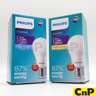 PHILIPS หลอดไฟ LED Bulb 13W ฟิลิปส์ รุ่น Essential