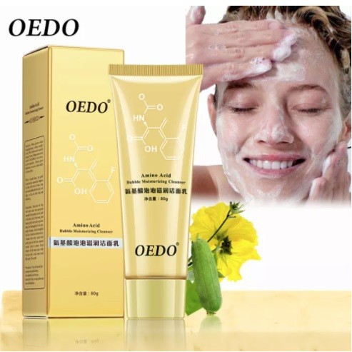 oedo-โฟมล้างหน้า-กรดอะมิโน-กระชับรูขุมขน-ควบคุมความมัน-ให้ความชุ่มชื้น-ขาวสว่าง-amino-acid-bubble-moisturizing-cleanser