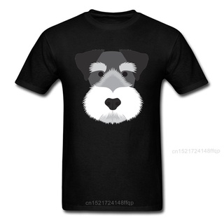 ใหม่ เสื้อยืดลําลอง แขนสั้น คอกลม ลาย Schnauzer สําหรับผู้ชาย Acajkb68Oflcmc55