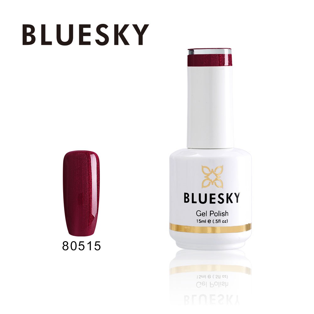 สีเจลbluesky-gel-polish-80515-สีแดง