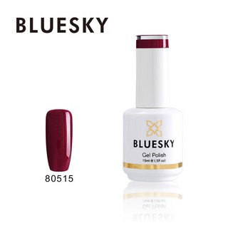 สีเจลBluesky gel polish 80515  สีแดง