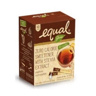 Equal Stevia อิควล สตีเวีย หญ้าหวานธรรมชาติ บรรจุ40ซอง