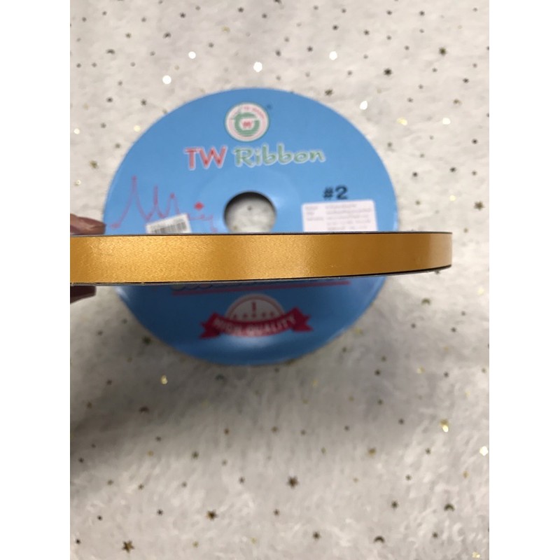 ริบบิ้นTWเบอร์2 มีปก เนื้อทรายยาว320หลา | Shopee Thailand