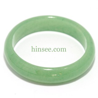 กำไลหยกอินเดีย หรือ หยกอเวนเจอรีน Aventurine bangle หน้ากว้าง 15 มม. ขนาดวงใน 61 มม