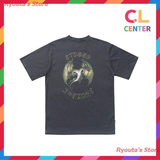 Ryoutas Store 2022 CLcenter -ขอราคาจริง เสื้อยืดพิมพ์ลาย Stussy Cotton Tshirt เสื้อยืดแขนสั้น เสื้อยืดผ้าฝ้าย