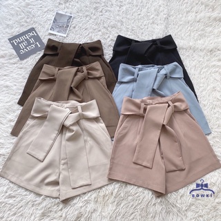 🎀Ribbon Short Pants🎀กางเกงขาสั้นผูกโบว์ที่เอว ดีเทลเกร๋ๆ