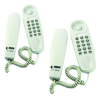 ภาพขนาดย่อของภาพหน้าปกสินค้าReach โทรศัพท์แขวน รุ่น HT-9902 สี Light Grey แพ็ค 2 ชิ้น จากร้าน globalreach บน Shopee