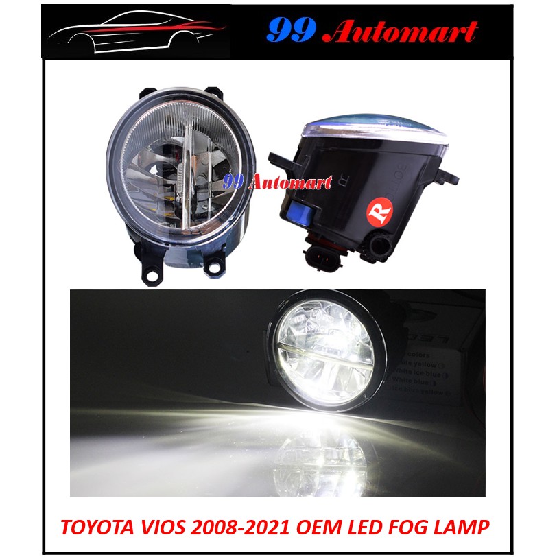 หลอดไฟตัดหมอก LED OEM VALEO สําหรับ TOYOTA VIOS 2008 2009 2010 2011 ...