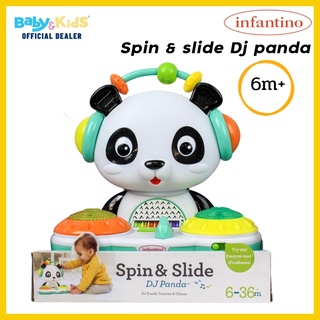 Infantino DJ Panda ของเล่นเด็ก มีเสียง ดีเจแพนด้า Spin & Slide DJ Panda ของเล่นเสริมพัฒนาการ