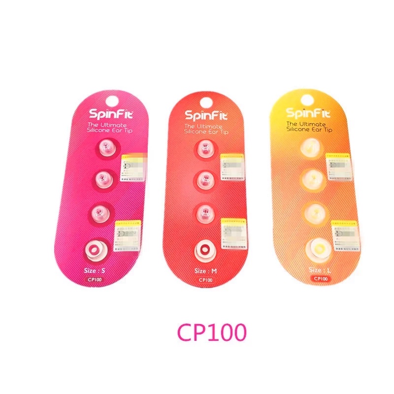 Spinfit CP100 หูฟังอินเอียร์ ซิลิโคน 2 คู่ | Shopee Thailand