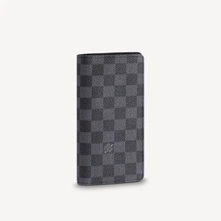 🖤LV MEN อปก.ครบ/พร้อมส่ง (ใบเสร็จชื่อลูกค้า) กระเป๋าสตางค์ทรงยาว Damier Graphite แคนวาสที่หรูหราสง่างาม