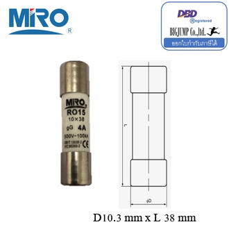 fuse-miro-รุ่น-rt18m-32-x-ฐานฟิวส์สำหรับตู้ระบบราง-din-rail-และ-ฟิวส์รุ่น-ro-ขนาด-2a-4a-6a-10a