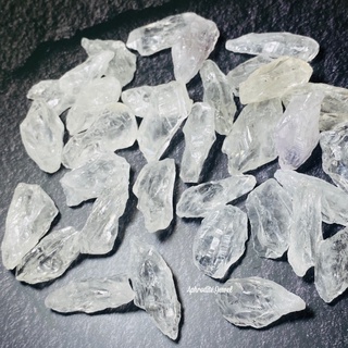 หินแท้ ควอทซ์ใสทรงแท่ง clear quartz หินสะสม