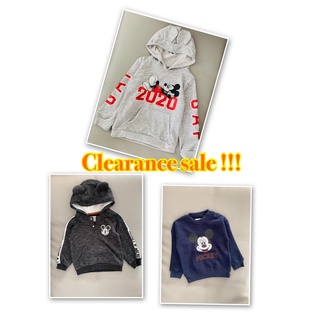 !!!!Clearance Sale!!!!เสื้อกันหนาวเด็ก ลายมิกกี้   รวมแบรนด์ : Mickey Sweatshirt