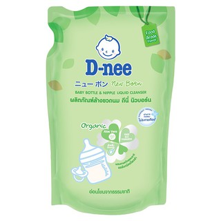 D-nee ดีนี่ ผลิตภัณฑ์ล้างขวดนม 600มล. ถุงเติม D nee baby bottle and Nipple cleanser