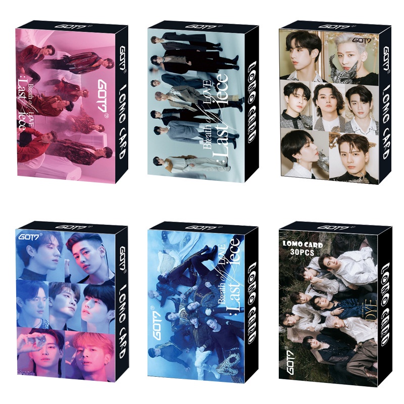 รูปภาพของก็อตเซเว่น Got7 อัมบั้ม การ์ดโลโม่ โฟโต้การ์ด JB JinYoung Jackson 30 ชิ้น / กล่องลองเช็คราคา