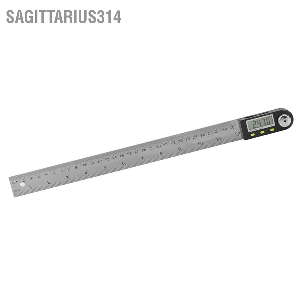 1pc Stainless Steel Digital Angle Ruler, Woodworking Measuring Tool, High  Angle Measurement, Angle Finder With Lcd Display (7 Inches/20 Centimeters)