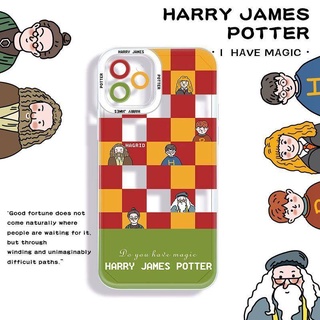 เคสโทรศัพท์มือถือ TPU ลายหมากรุก Harry Potter สําหรับ IPhone 6P 6splus 7 8 SE 7P 8Plus X XS Xsmax 11Promax iPhone13 12 Pro Max