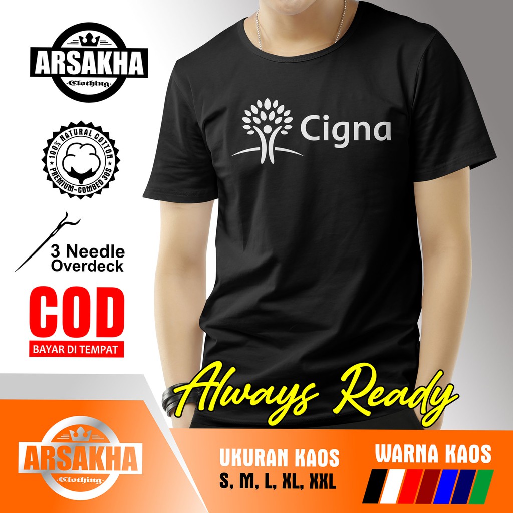 เสื้อยืด-พิมพ์ลาย-cigna-arsakha-พรีเมี่ยม-สําหรับผู้หญิง