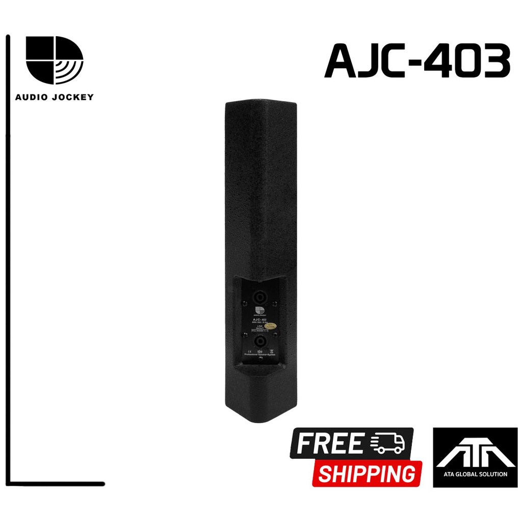 ส่งฟรี-ราคาต่อ-1-คู่-audio-jockey-ajc-403-ตู้ลำโพงคอลัมน์-3-x4-column-ajc403-ดอกลำโพง-3-นิ้ว-4-ดอก-200w