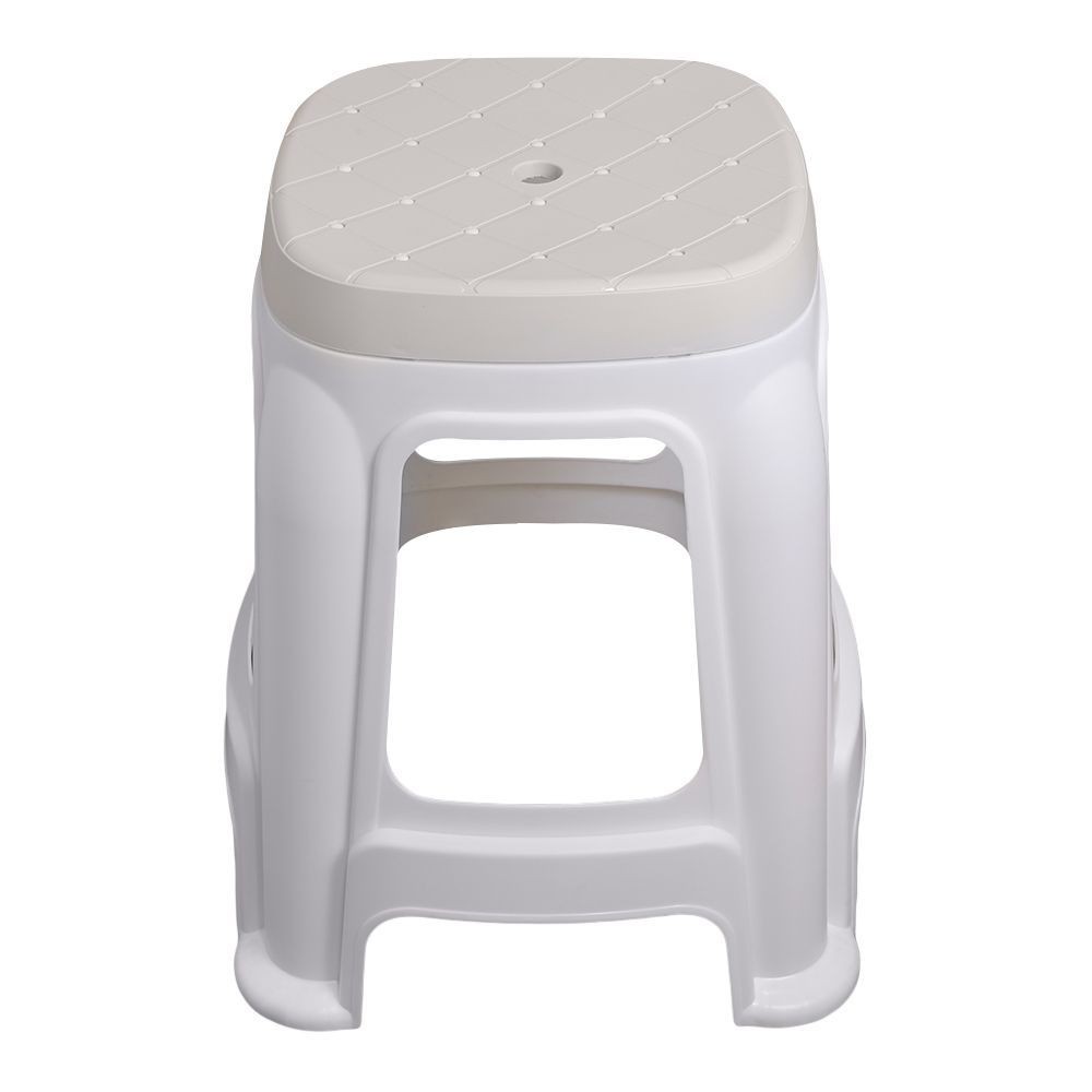 โต๊ะ-เก้าอี้-เก้าอี้พลาสติก-spring-bella-สีขาว-เฟอร์นิเจอร์นอกบ้าน-สวน-อุปกรณ์ตกแต่ง-plastic-stool-spring-bella-38x38x47