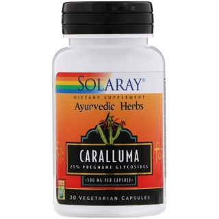 💥pre order💥🇺🇸 Solaray Caralluma, 500 mg, 30 Vegetarian Capsules