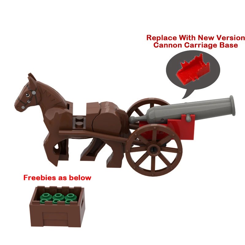 cannon-building-blocks-2527-84943-ของเล่นตัวต่อพลาสติกแฮนด์เมดสําหรับเด็ก