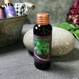 BYSPA น้ำมันนวดตัวอโรมา Aroma massage Oil กลิ่น เบซิลสวีท Basil Swee 100 ml.