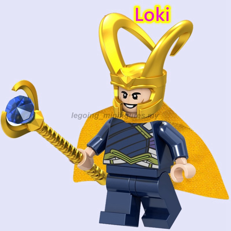 ของเล่นตัวต่อฟิกเกอร์-loki-thor-captain-america-iron-man-marvel-endgame-ขนาดเล็ก-สําหรับเด็ก
