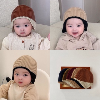 Ins หมวกถัก ให้ความอบอุ่น สําหรับเด็กทารกแรกเกิด อายุ 4-36 เดือน