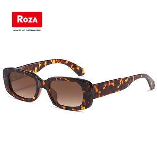 Roza แว่นตากันแดด กรอบสี่เหลี่ยม สไตล์เรโทร แฟชั่น สําหรับผู้ชาย ผู้หญิง UV400 RZ1200