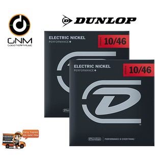 DUNLOP สายกีตาร์ ไฟฟ้า รุ่น DENO1046 ( Light .010 - .046 ) ** Made in USA ** // ( 2 ชุด )