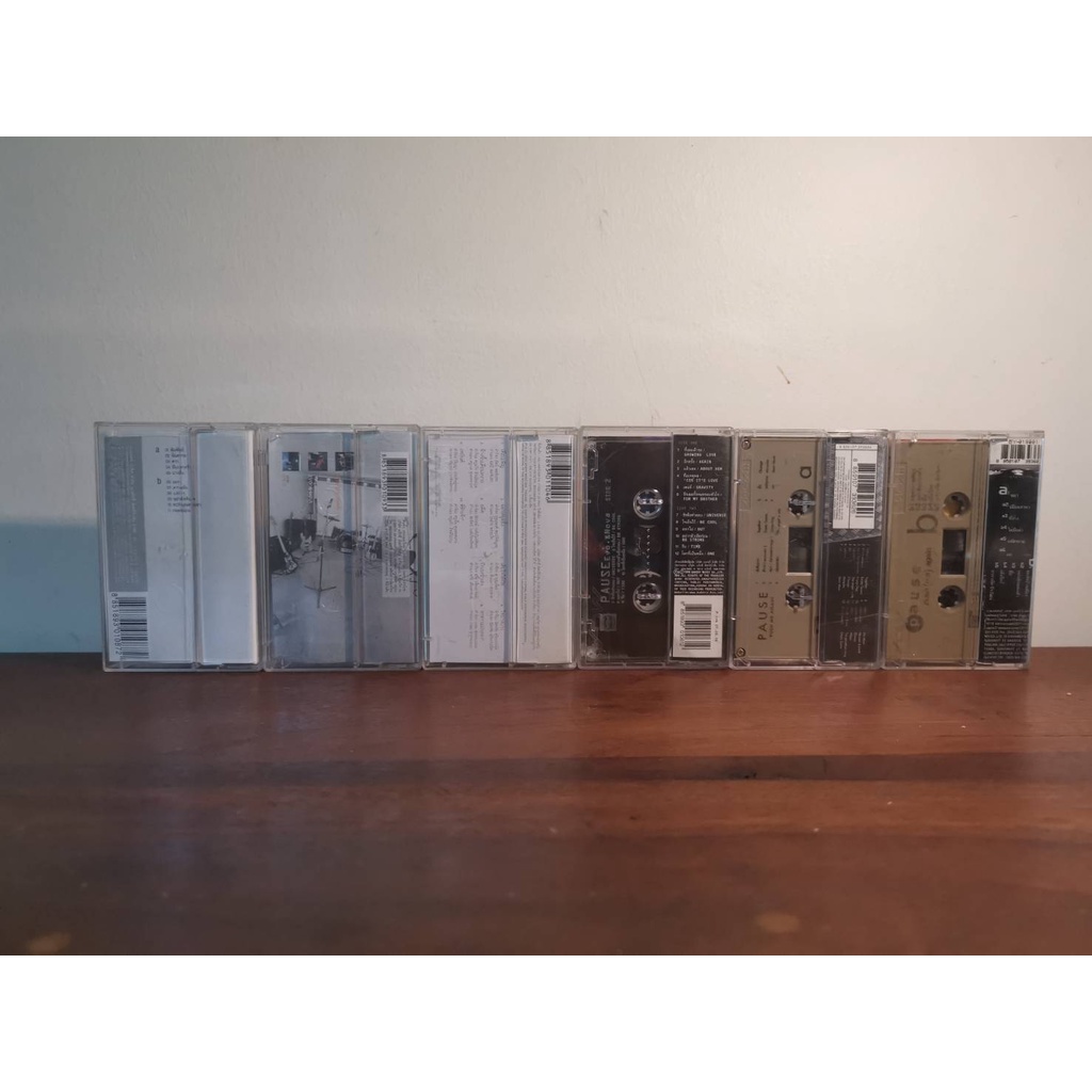 เทป-cassette-tape-pause-พอส-ครบทุกชุด-6-อัลบั้ม-หายาก-rare