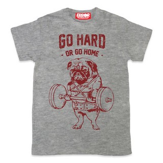 เสื้อยืด T-Shirt ปั๊ก Go Hard or Go Home