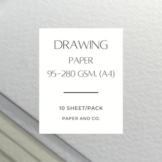 ภาพหน้าปกสินค้ากระดาษวาดเขียน (A4) (แพ็คละ 10 แผ่น) (95-280 แกรม) ที่เกี่ยวข้อง