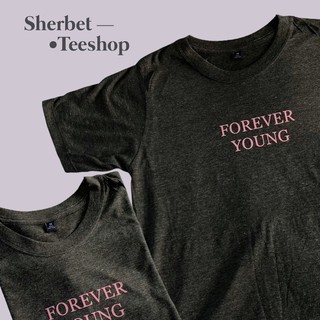 ใหม่ เสื้อยืดforever young|sherbet.teeshop