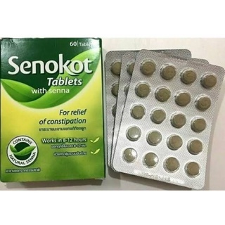 ภาพขนาดย่อของภาพหน้าปกสินค้าSenokot กล่อง 60 เม็ด จากร้าน jwdrugdispensary บน Shopee