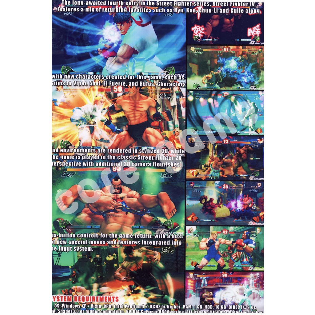 street-fighter-iv-แผ่นเกมส์-แฟลชไดร์ฟ-เกมส์คอมพิวเตอร์-pc-โน๊ตบุ๊ค