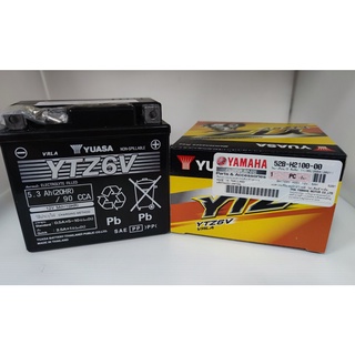 แบตแท้ YTZ6V YUASA (12V 5.3AH) YAMAHA (FIORE,FILANO)(52BH210000)