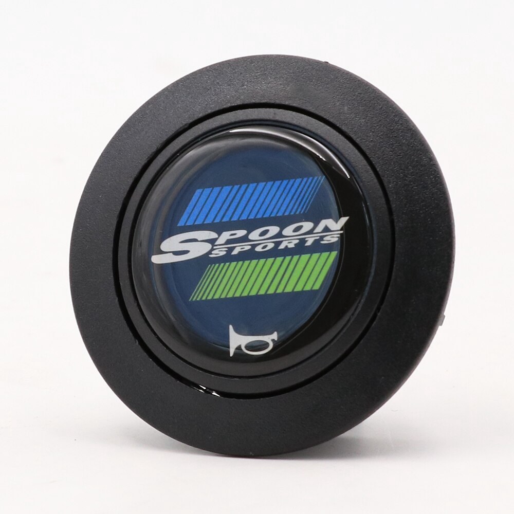 ภาพหน้าปกสินค้าNew Spoon Sport Steering Wheel Horn Button Racing Horn Switch Push Cover จากร้าน kecar.th บน Shopee