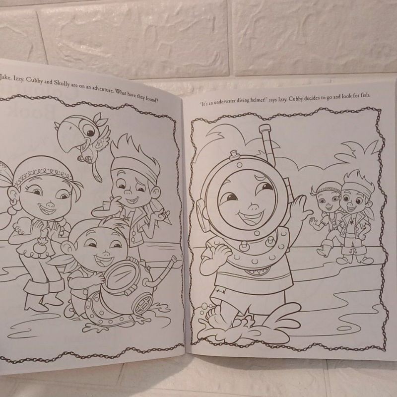 Jake and the Never Land Pirates Colouring Book-ab2 | Shopee Thailand