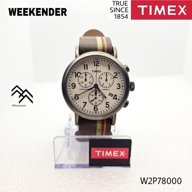 timex-แท้-weekender-สายหนังแท้-แบบนาโต้