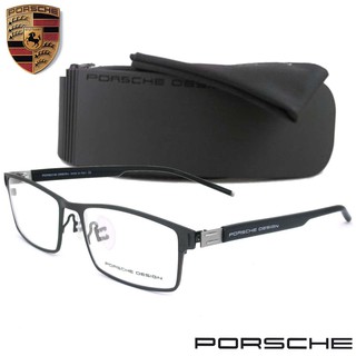 PORSCHE DESIGN แว่นตา รุ่น P 9226 C-2 สีเทา กรอบแว่นตา Eyeglass frame ( สำหรับตัดเลนส์ ) ทรงสปอร์ต วัสดุ สแตนเลสสตีล