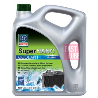 ภาพขนาดย่อของภาพหน้าปกสินค้าน้ำยาหม้อน้ำ น้ำยาหล่อเย็น Super Nano Coolant TRANE (5L) ไม่ต้องผสมน้ำ จากร้าน fastlube บน Shopee