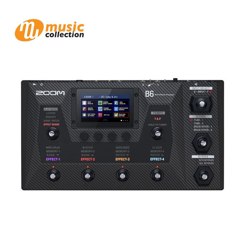 เอฟเฟคกีตาร์เบส ZOOM B6 BASS MULTI EFFECT PROCESSOR | Shopee Thailand