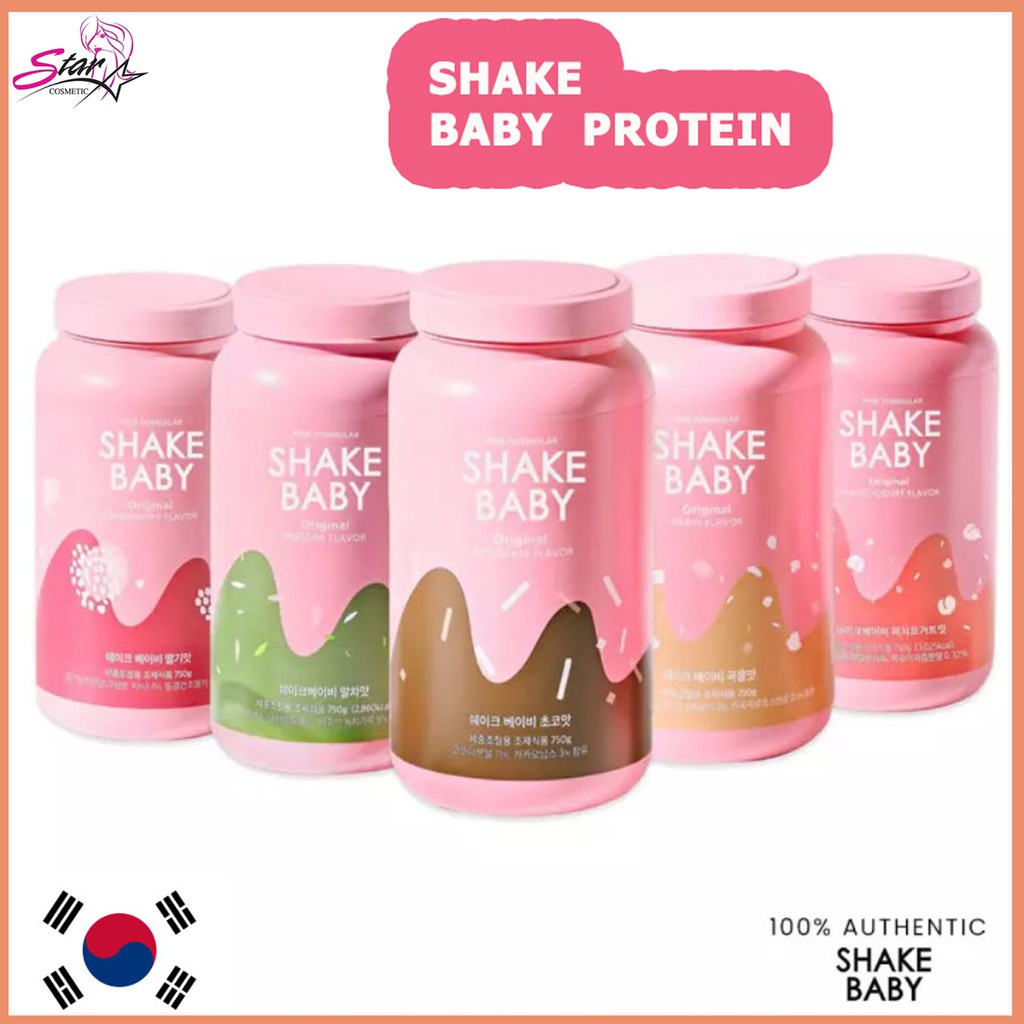ภาพหน้าปกสินค้าShake baby protein diet 750g. สินค้าพร้อมจัดส่ง