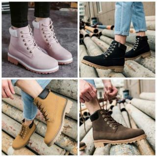 พร้อมส่ง แล้ว ส่งด่วนUnisex booth shoe  รองเท้ารุ่น Martin บุขนด้านใน กันหนาว  เดินสบาย กันลื่น ลุยหิมะ