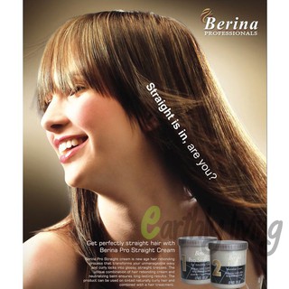 ครีมยืดผม เบอริน่า โปรสเตรท สูตรยืดเร็ว 300 g Berina Pro Straight Hair Rebonding and Relock set 300g